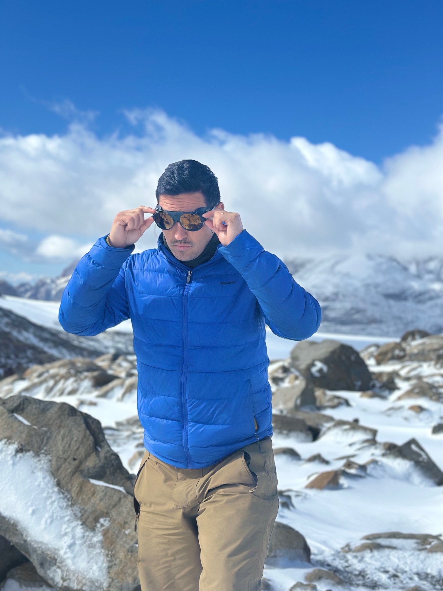 Operación de rescate frente al Fitz Roy